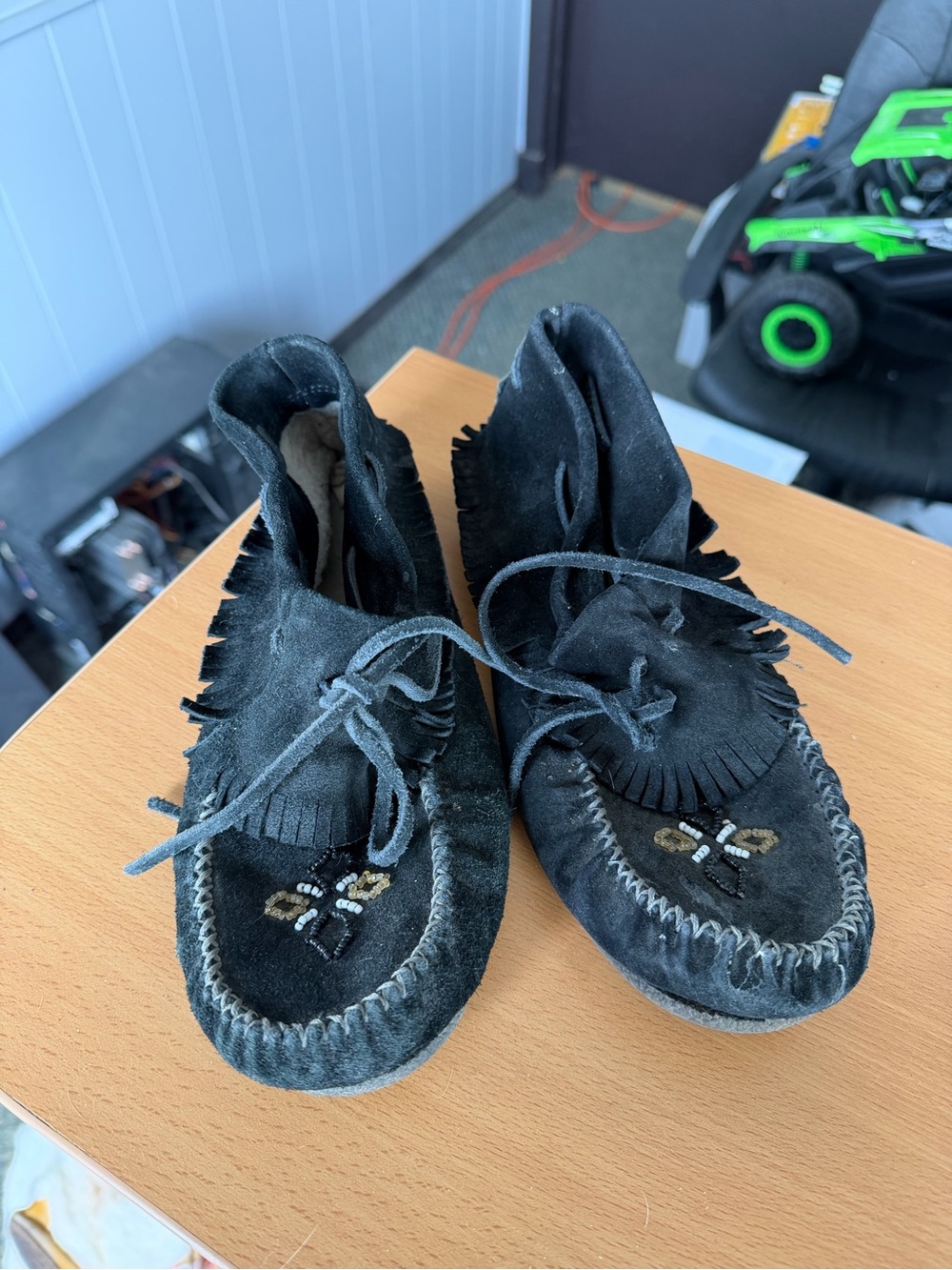 Zigi Suede Fringe Moccasins